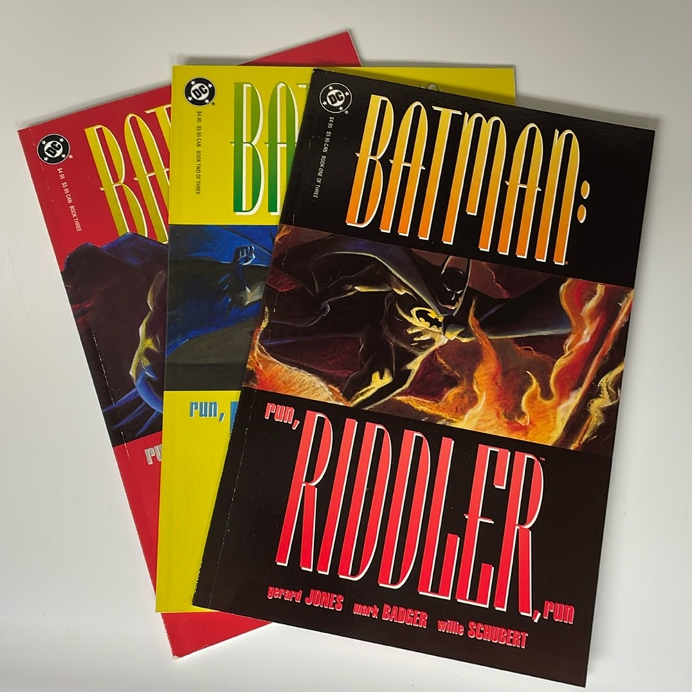 Batman - Run, Riddler, Run #1-3 Complete Full Set DC Comics 1992
